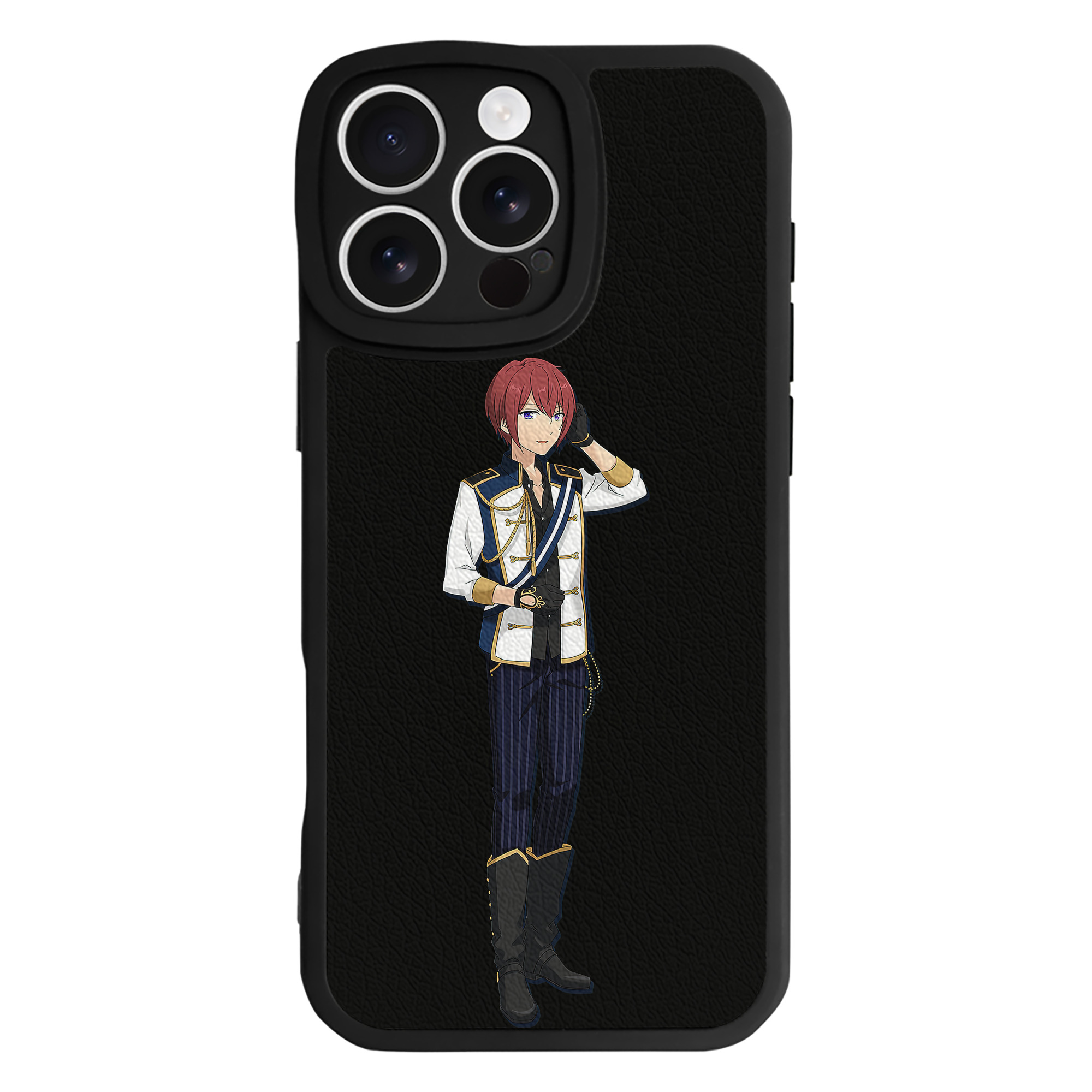（画像用） あんさんぶるスターズ! Ensemble Stars 【iPhone 16シリーズ対応】シリコンスマホケース（レザー調） 材質：シリコン